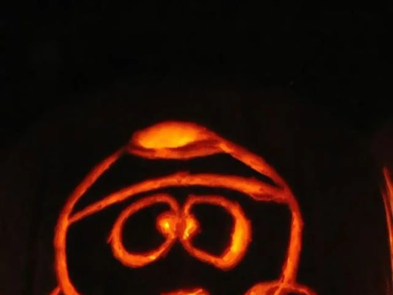 In the picture there is a light present in the form of a person.