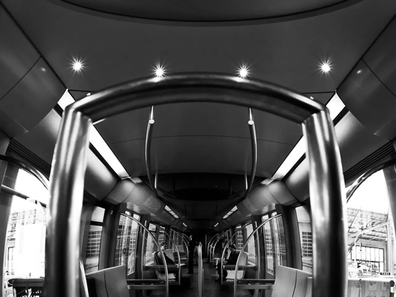 This is a picture of the inside of the vehicle, in this picture on the right side and left side...