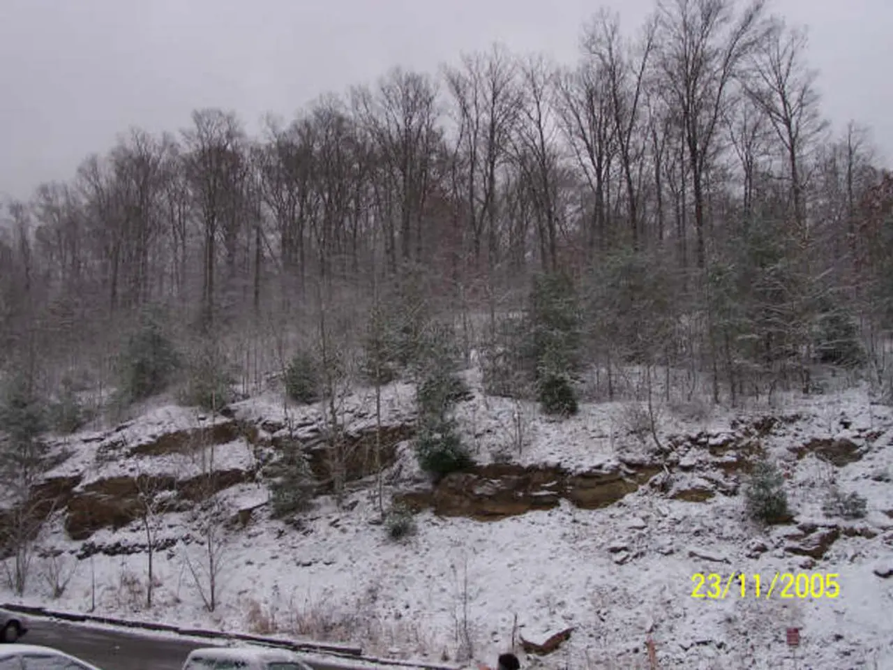 Here in this picture we can see a place, which is fully covered with snow over there and we can see...