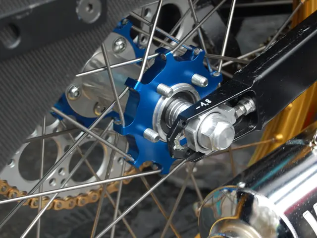 Costing $3K, this electric Pitbike features a button that facilitates a flawless wheelie.