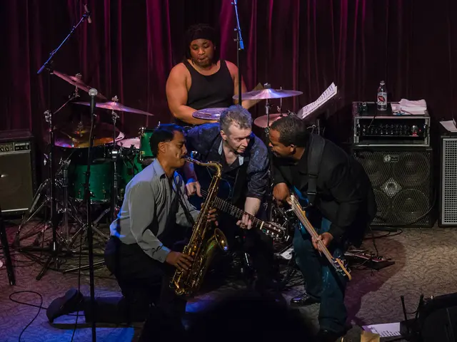 Exploring Behind the Scenes: Witness the Musical Equipment Setup at Winspear Centre's Concert Venue