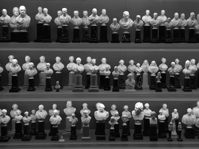 In this image, there is a display rack showing some figurines.