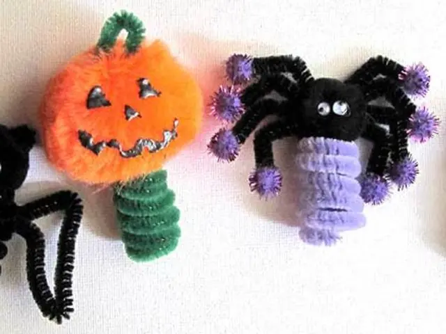 In the picture we can see some toys.