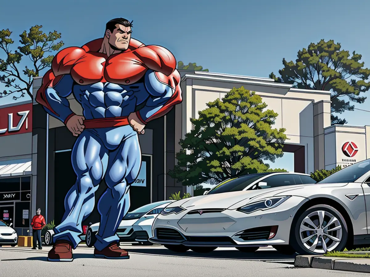 Tesla store in Colma, California, USA, visited on Monday, 21st April, 2025. Image Credit: David Paul Morris/Bloomberg via Getty Images